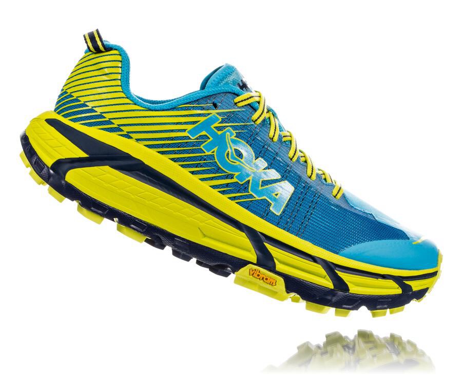 Hoka One One Spor Ayakkabı Kadın Mavi/Yeşil - Evo Mafate 2 - ME4538709